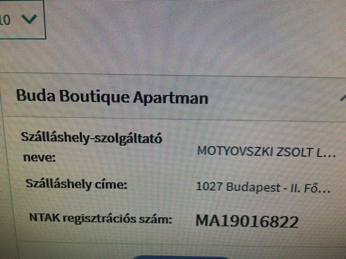 Buda Boutique Apartment ブダペスト エクステリア 写真